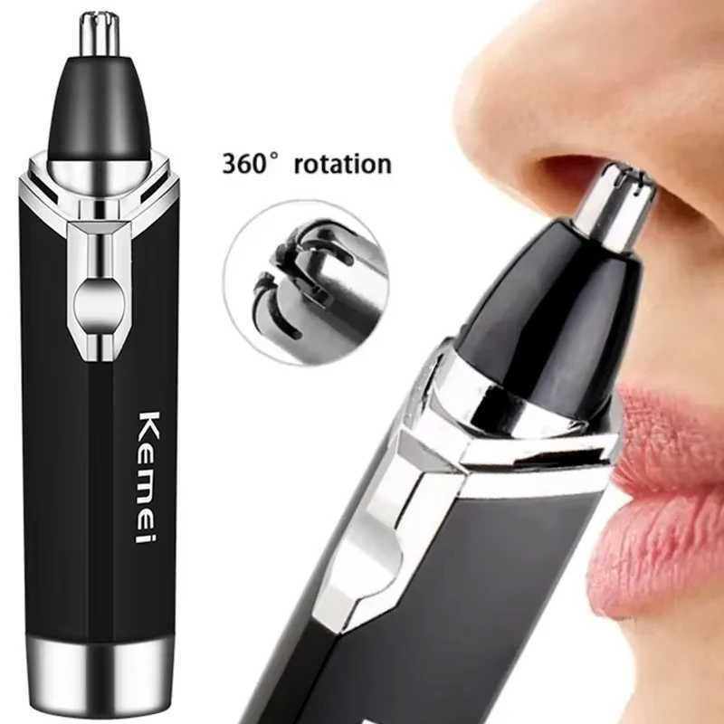 Kemei professional nose hair trimmer beard trimer mens eyebrow nose trimmer for nose and ear cleaner hair removal machine M251029