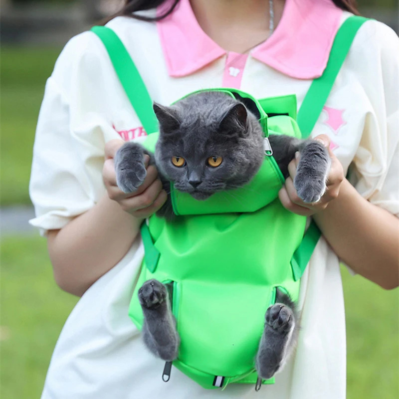 Multifunctional pet bag Breathable cat Double Shoulder Portable Cat Bag Antiscratch Bite Fixed Cat Bag Injection Bags Foldable 251030