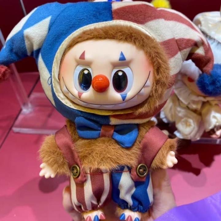 New Arrival PPMT Halloween Why so Serious Series Juggling Clown Mini LABUBU Vinyl Plush Pendant Blind Box Hot