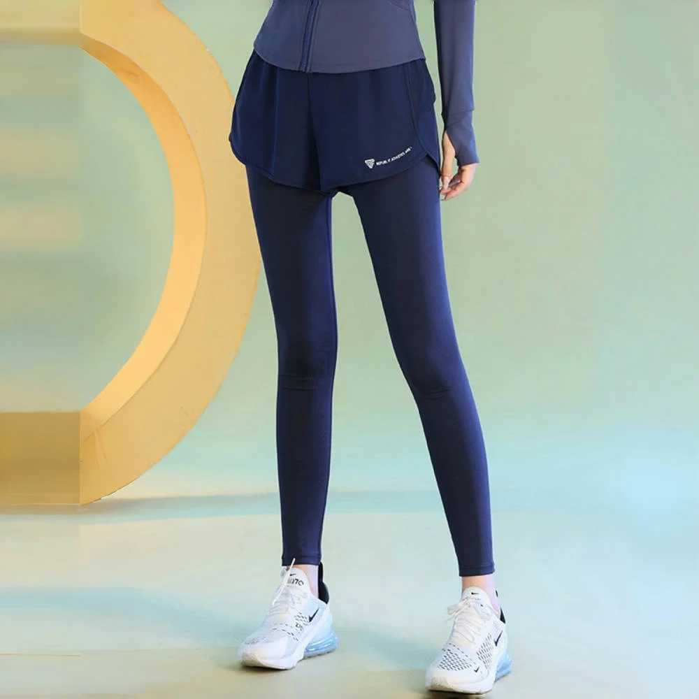 PHIGEER High Waist Yoga Pants For Women Autumn Slim Fit Workout Leggings Sports Trousers Lightweight Sweatpants With Pocket New J251030