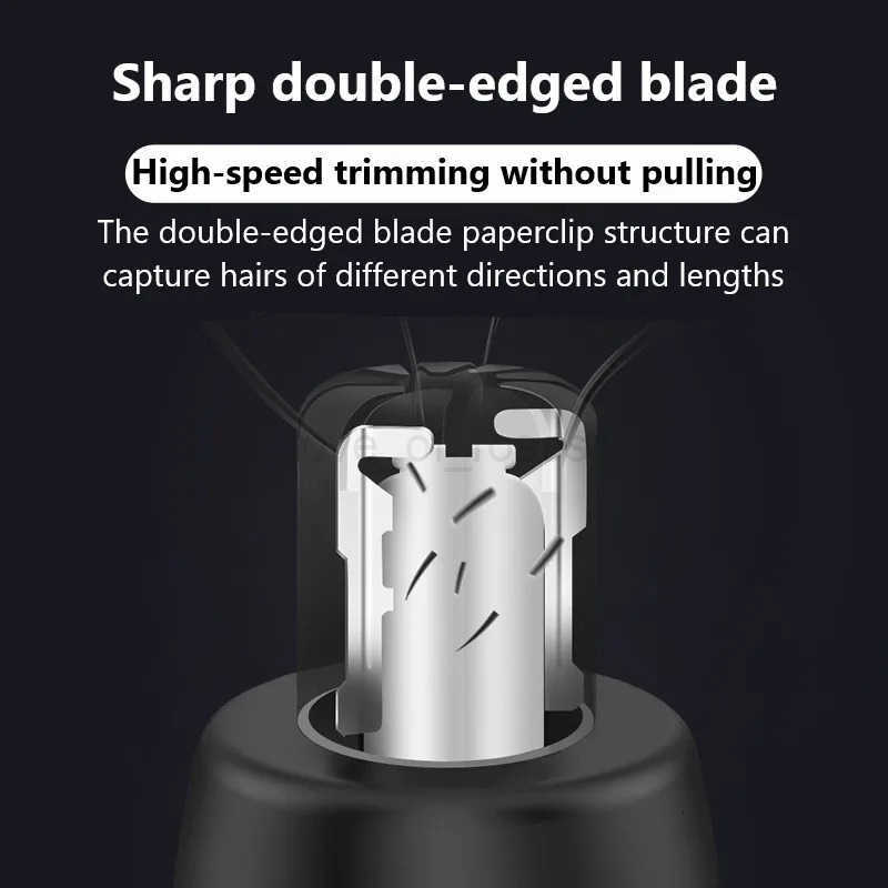 Kemei New Electric Nose Hair Trimmer Safe Face Care Razor For Men Washed Nose Ear Trimmer Hair Removal Machine Z251030