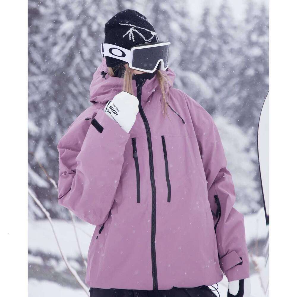 Winter Jacket for Women Men 3L Snowboard Clothing Waterproof Windproof Warm Breathable Outdoor Snow Wear Ski Coat Hooded