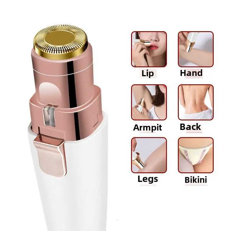 2 in 1 Electric Eyebrow Trimmer Painless Eye Brow Epilator For Women Makeup Mini Razors Portable Facial Hair Removal Shaver M251030