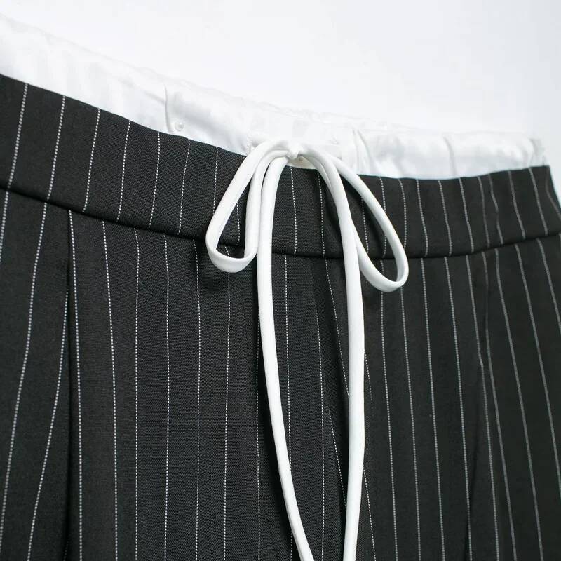 winter jacket women HXAO Women's Baggy Wide Woman Fashion Black Trousers Casual High waisted Pants Autumn Bluey Flared leggings