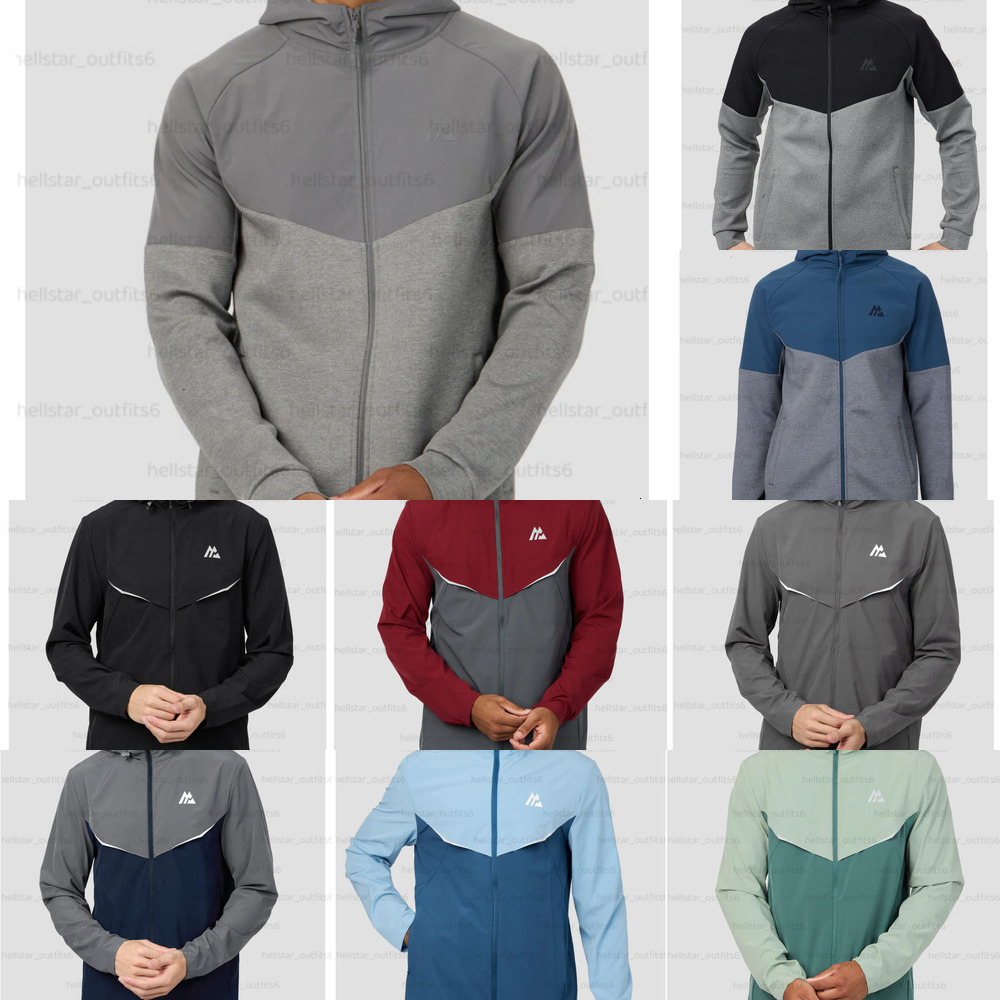 hot High quality monterex tracksuit tech 3-piece set Mens tracksuit sports fiess jogging suits running quick dry sportswear t-shirt sweatpants Set European 2c5