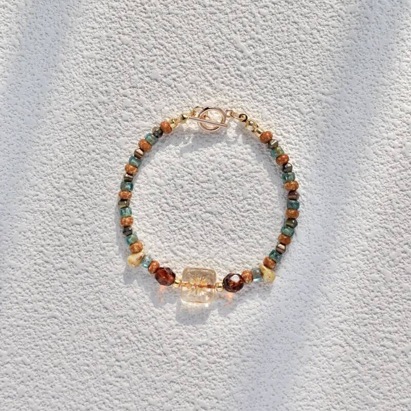 Dunhuang Matching Retro Beaded Bracelet Design Sense High Color Value Fairy Ancient Style HandString Gifts Jewelry ddmynov