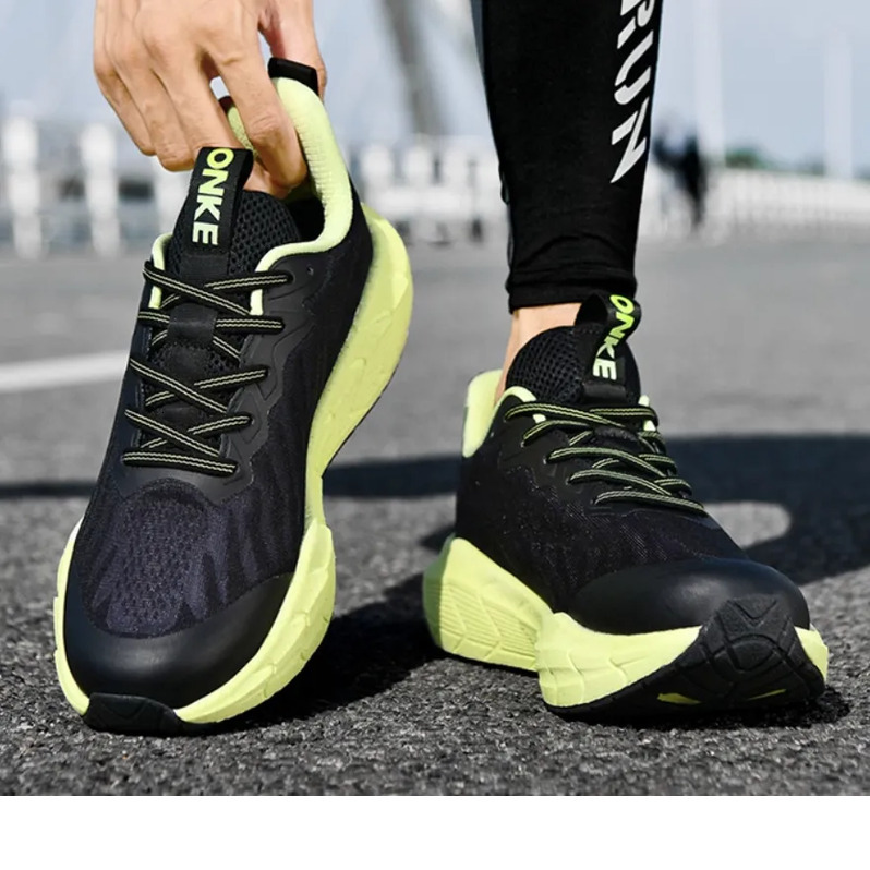ONKE Women's Couple Sports Running Shoes - Autumn Breathable High Elastic Lightweight Carbon Plate Mesh Shoes Shock - absorbing