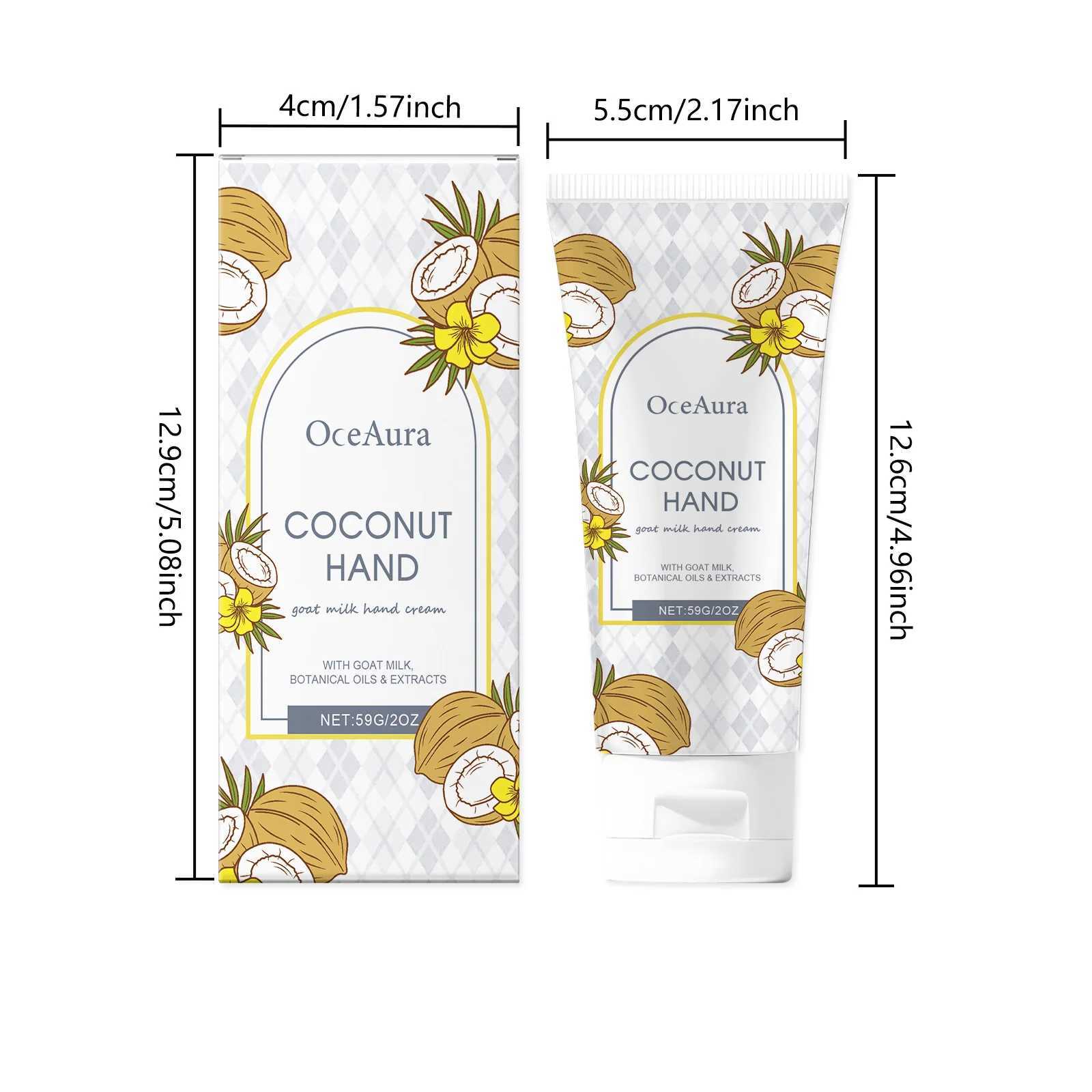 Coconut Hand Care Cream Nourishing Skin Improve Roughness Lasting Hydrating Natural Fragrance Reduce Dryness Soften Hand Cream J251115