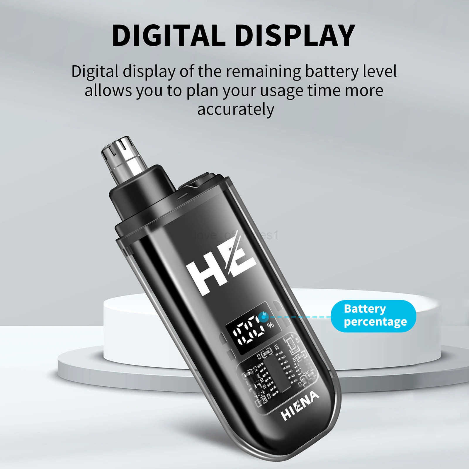 HIENA Electric Nose Hair Trimmer for Men Mini Nose Ears Hair Eyebrow Trimmer USB Rechargeable Hair Clipper Pocket razor machine Z251030