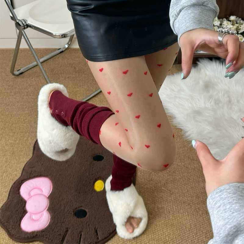 12 Pairs Women Summer Thin Sheer Tights 2025 Heart Shinny Sexy Seamless Crotch Panthose Y2K Spicy Girl Stocking R251030