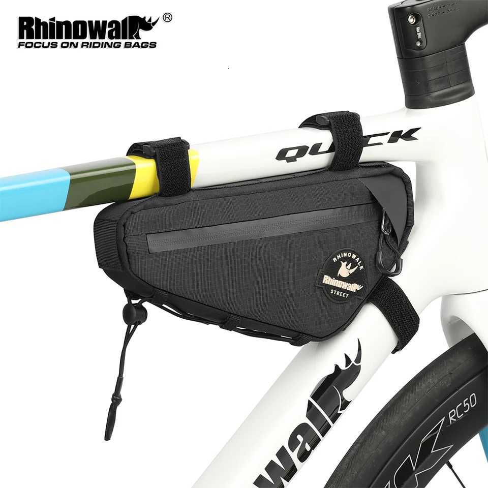 Rhinowalk Bike Frame Bag Water Resistant Bicycle Under Tube Storage Pack For MtbRoad Gravel Bike Cycling Luggage Accessories H251029