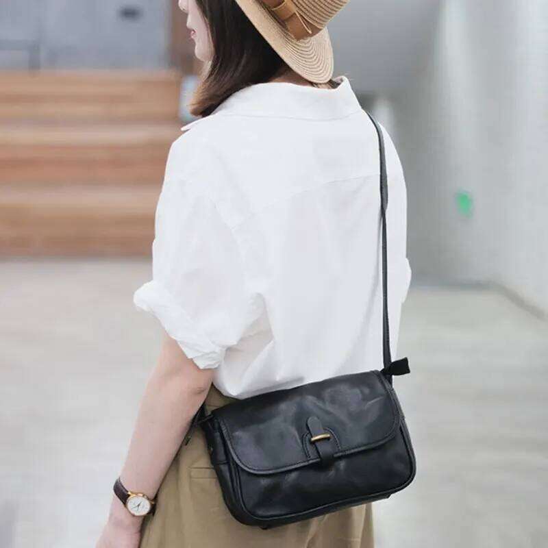 Women's 2025 New Vintage Women Genuine Leather Shoulder Bag High Quality Cowhide Crossbody Messenger Bags
