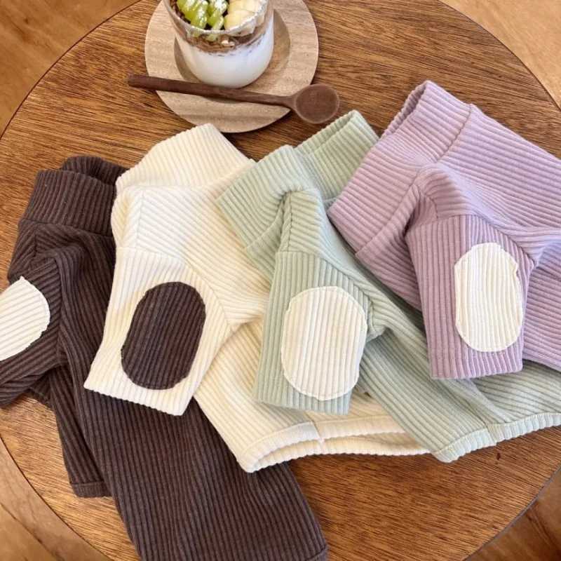 Fashion Pet Dog Bottoming Shirt Puppy Solid Color Clothes Winter Teddy Warm Two Legged Clothing Pet poodle Pullover Dog ets C251030