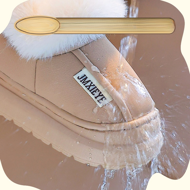 New Children's Cotton Shoes for Winter Boys and Girls Indoor and Outdoor Wearing Closed Heel Cotton Shoes with Wool Lining for Warmth and Fluffy 