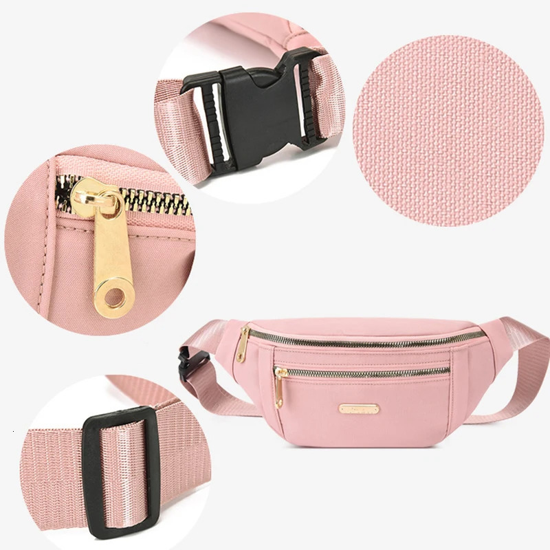 Women Waist Bags for Women Oxford Leisure Color Chest Bag Shoulder Crossbody Waist Bags Handbags Female Messenger Belt Bags 251030