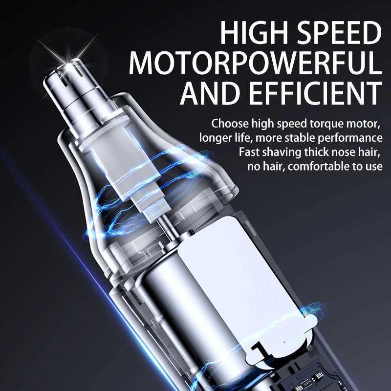 Rechargeable Nose Hair trimmer and Facial Hair remover for Men Nose Hair Shaver for nasal clearance portable grooming tool M251029