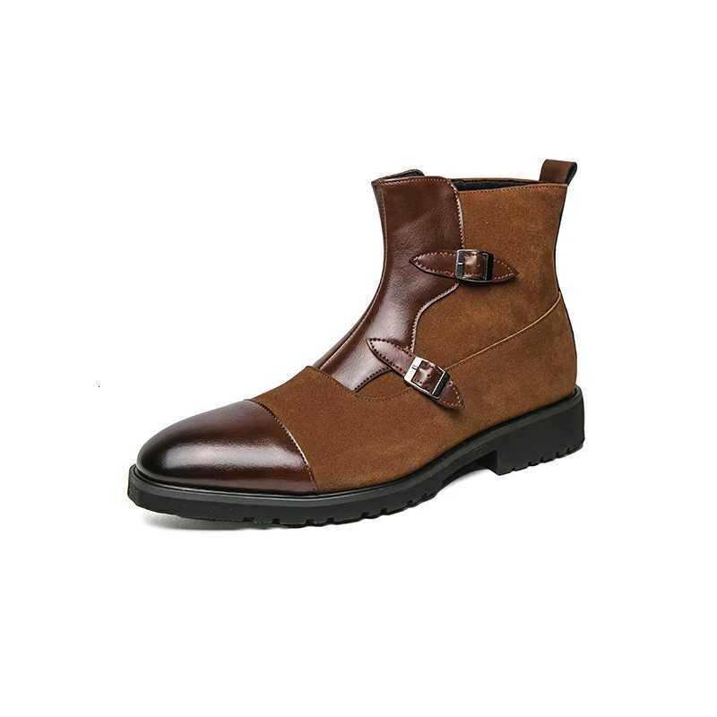 British Style Design Mens Chelsea Boots Fashionable and Versatile Trendy Mens Business Casual Shoes Z251029