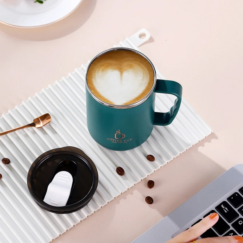 500ml Thermos Mug 304 Stainless Steel Double Layers Coffee LeakProof Vacuum Flask Insulated Cup Thermal Water Bottle Gift 251029 W260226