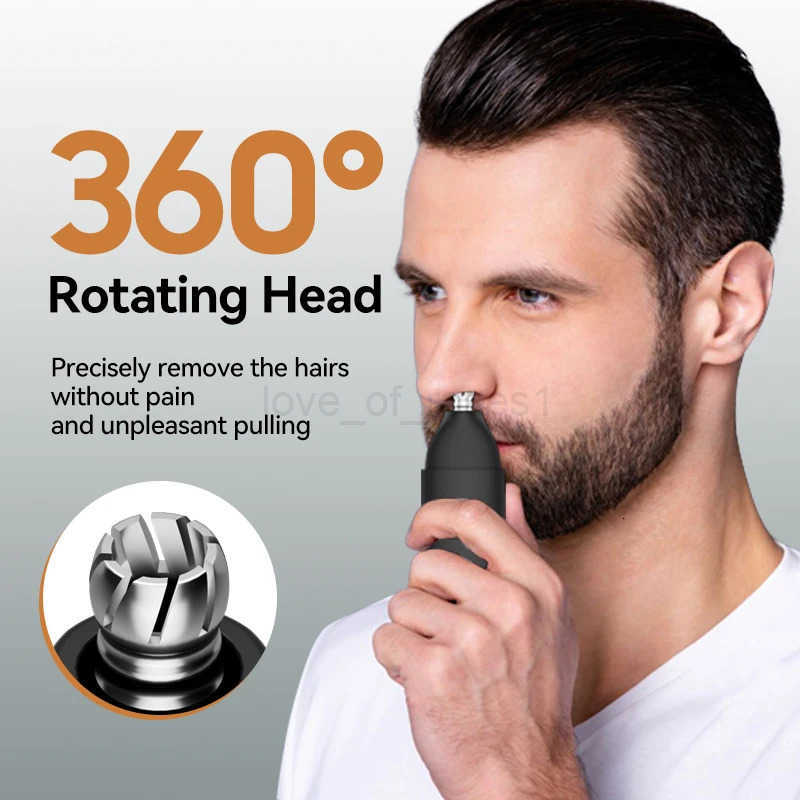 MenS Trimmer for Ear And Nose Hair Features a Travel Lock Stylish Design New Blade Effortless Nose Hair Removal Z251030
