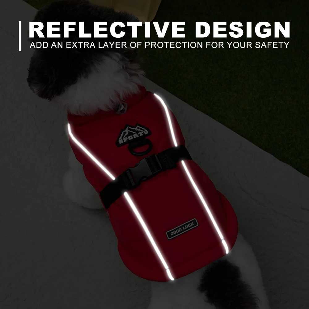 Warm Winter Dog Clothes et Reflective Dogs Clothing Outfit Pet Puppy Costume Coat For Small Medium Large Dogs Chihuahua Pug C251030