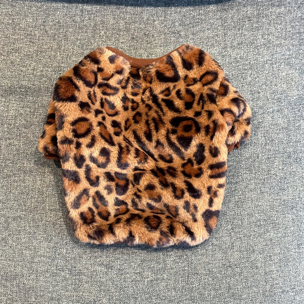 Designer Autumn/Winter pet dog plush sweatshirt, for bulldogs, corgis, and shih tzus, warm clothes for winter Dog Coats