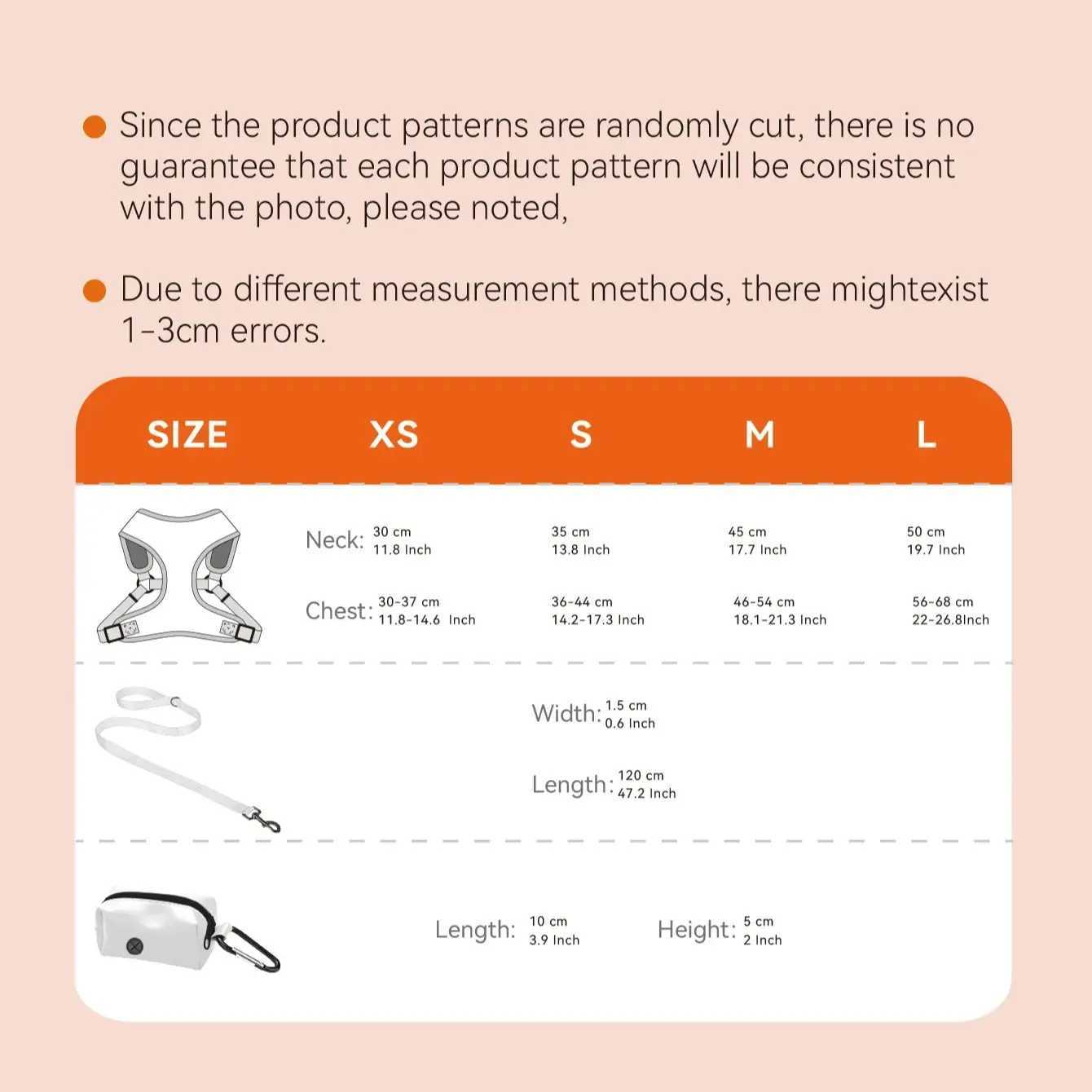 High Quality Dog Harnes Leash With Poop Bag Holder Suitable For Walking Dogs Factory Direct Sales J251129