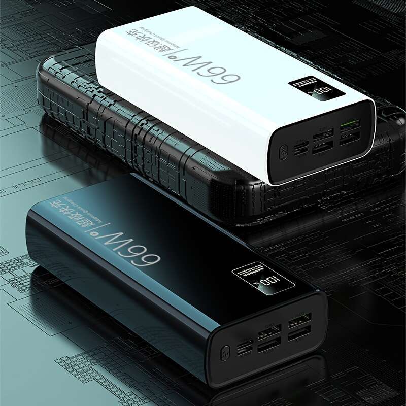 Famous Brand Mah Capacity Bank Mobile Phone Charger W Fast Charging Port Large Slot USB TYPE C Pack Suitable For Various Models Of Phones