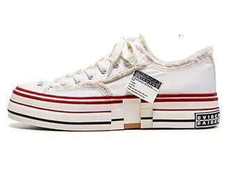 Niche Trend 2025 Beggar Canvas Couple Height Increasing Casual Shoes Autumn Thick Sole Sneakers Men