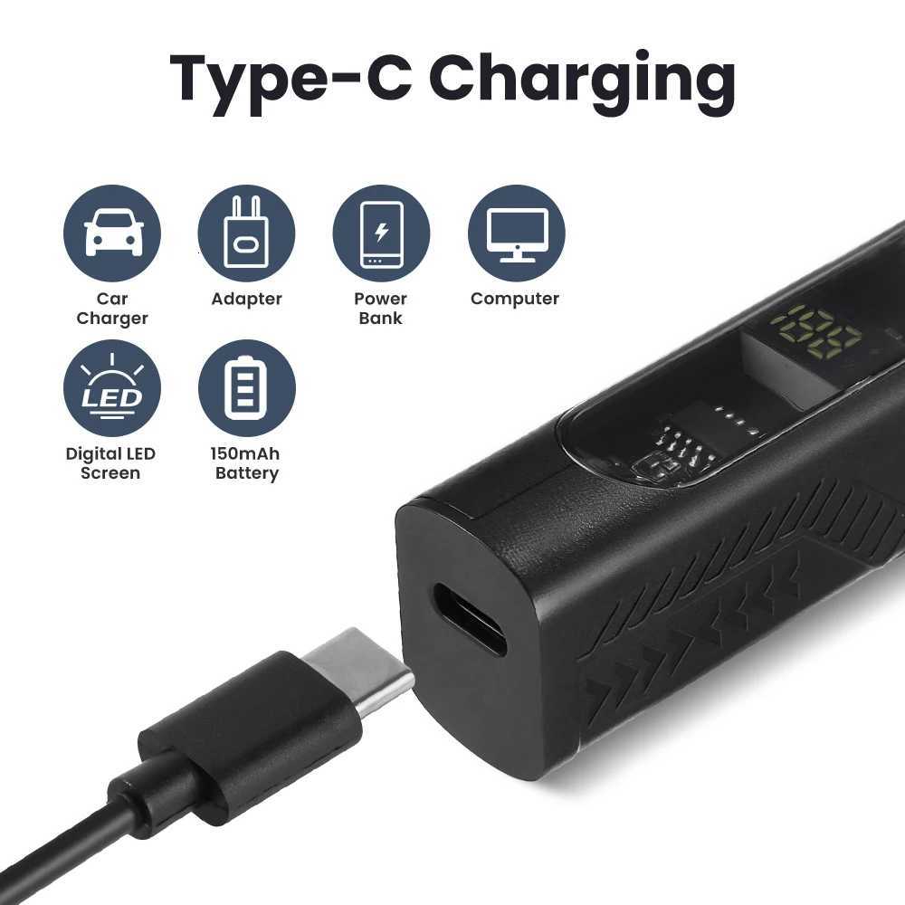 Electric Ear Nose Hair Trimmer For Men USB Charging Portable Nose Hair Trimmer For Men Women Ear Nose Eyebrow Facial Hair Trimme T251029