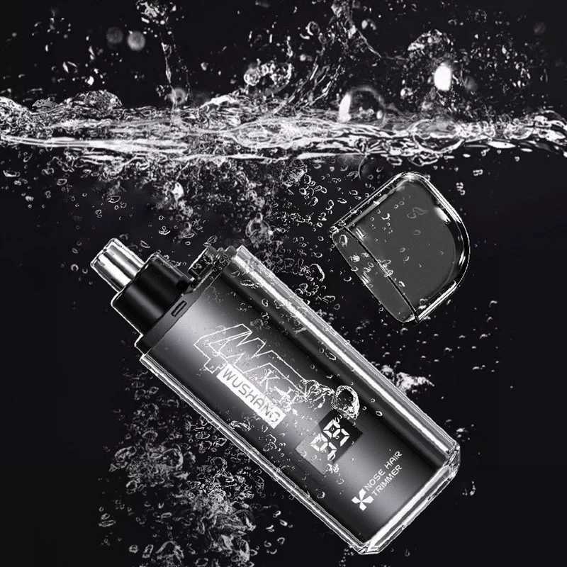 Nose Hair Trimmer Digital Display Household Portable Painless Nose Trimmer Usb Rechargeable Ear Nose Hair Trimmer Machine M251030