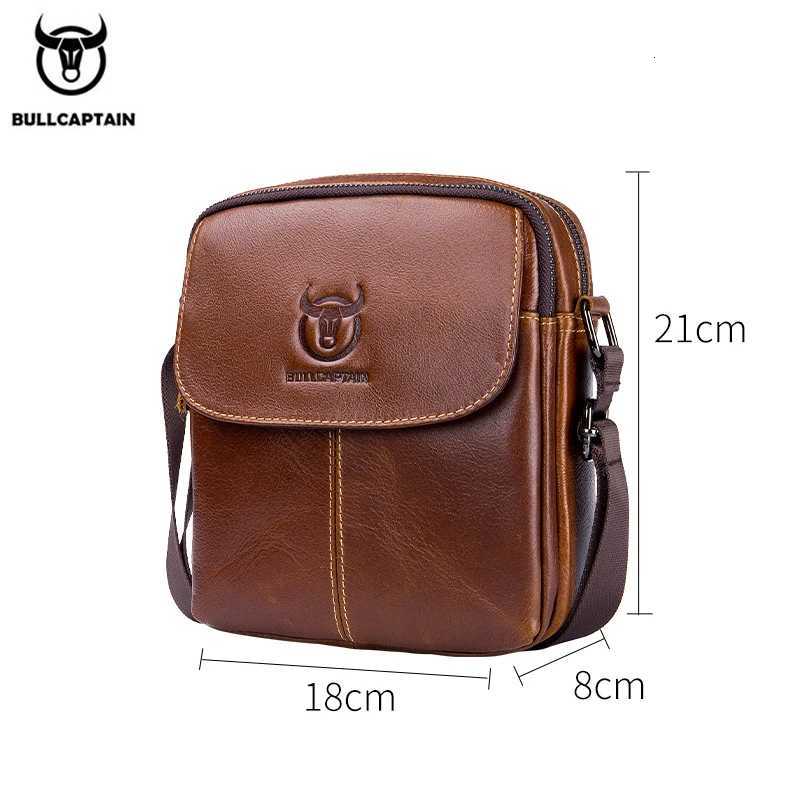 BLCAPTAIN Leather Mens Messenger Bag Business Shoder Bags Suitable For 79 Inch Ipad Mini High Quality M Crossbody Bages Y251011