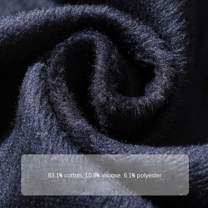 Thick Vintage Jeans Mens Winter Straight Warm Fleece Baggy Thermal Denim Trousers Fashion Korean Wide Male Plush Pants J251030