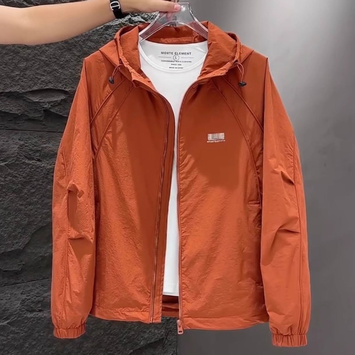 Jacket Designer Coat Coat Spring Autumn New Hooded Trendy Casual Jacket Light Luxury Versatile Plus Size Men's Outerwear