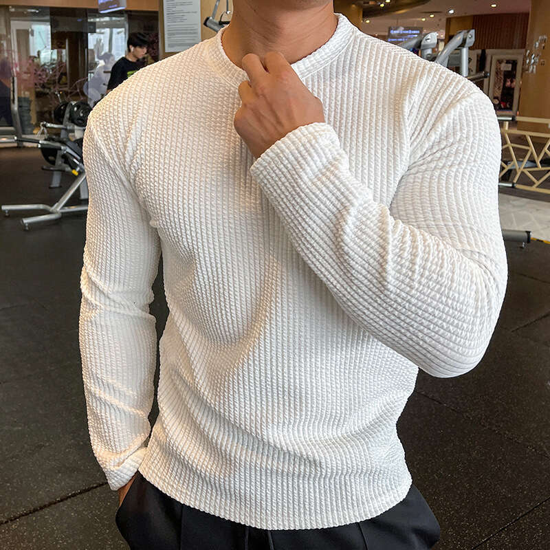2022 Sweater Men Autumn Winter New Fashion Knitted Long Sleeve Top Knitwear Men's Clothing