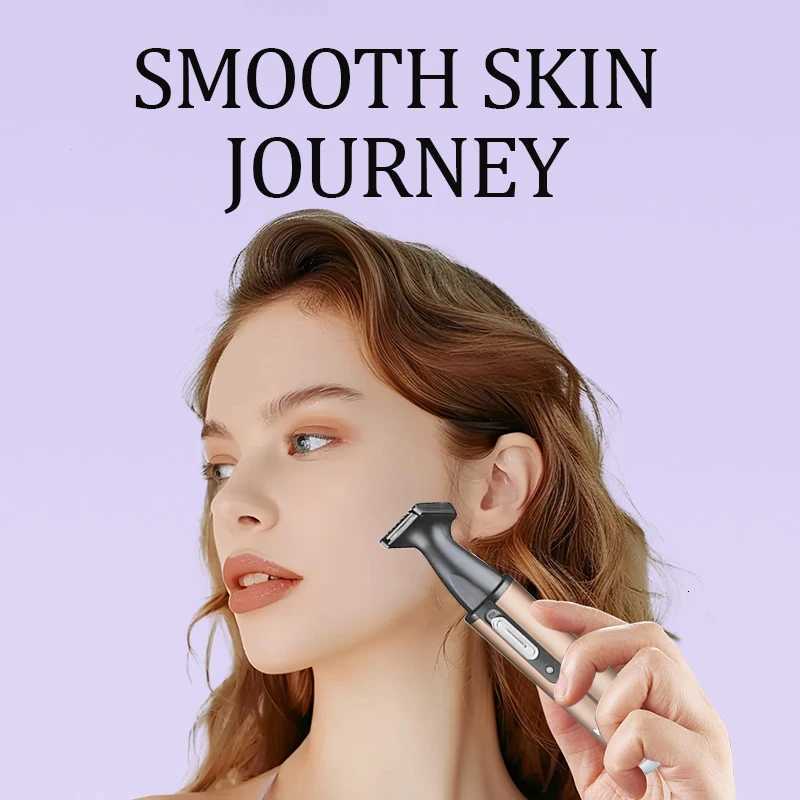 Kemei electric nose hair trimmer rechargeable electric nose hair trimmer nasal cleaner washing blade KM6629 M251030