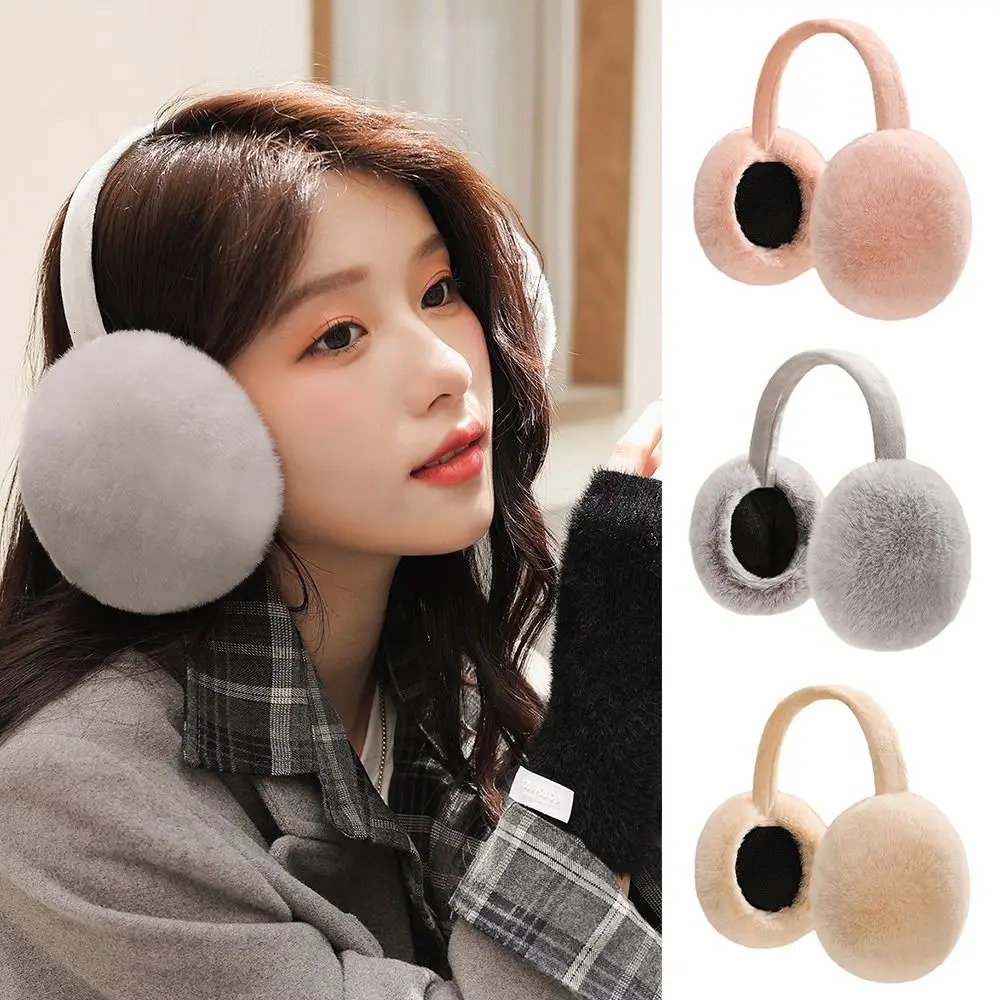 Outdoor Winter Warm Soft Earmuffs Cold Protection Warm Cold Protection Folding Ear Warmer Faux Fur EarMuffs Gifts 251024