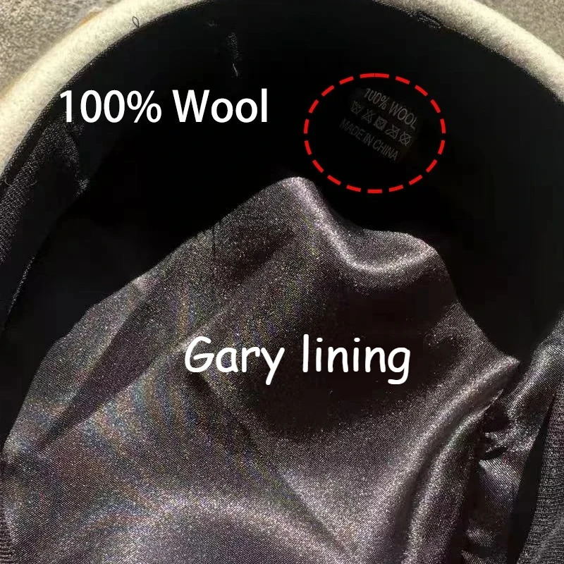 Short Brim Flat Wool Felt Beret INS fashion Pillbox Hat Women French Elegant Fedoras Sailor Hat Captain Cap Ladies Bert Hard251029