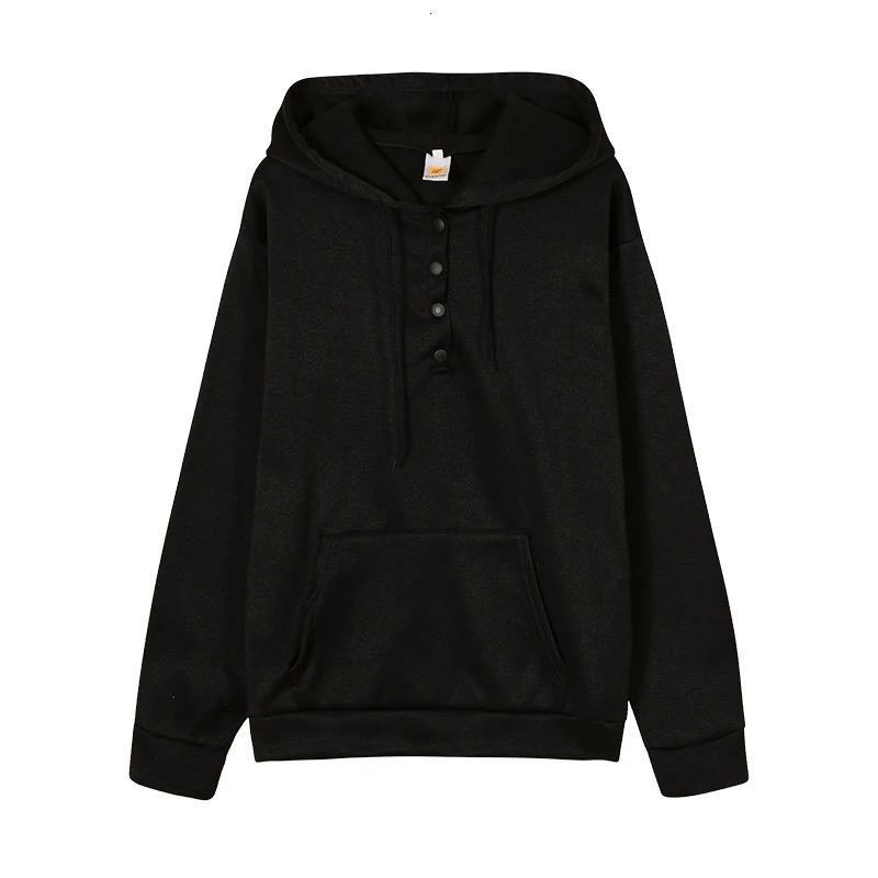 European and N Womens Longsleeved Loose Casual Hooded Drawstring Pocket Hoodie 251030