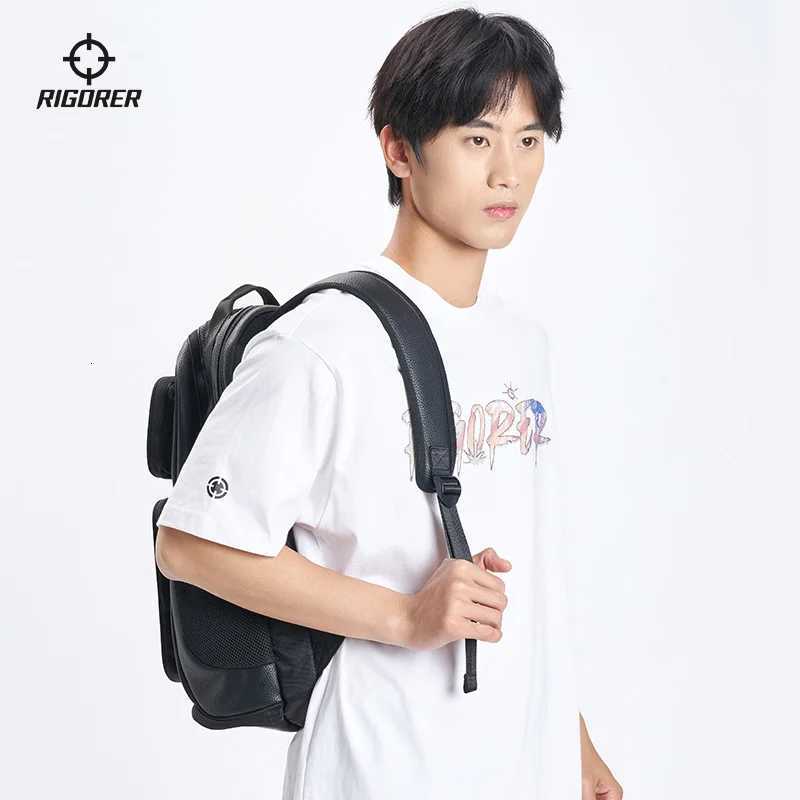 RIGORER Large Capacity Backpack 20 35L Breathable Ideal for Commuting Sports Travel School Fits Badminton Gear H251029