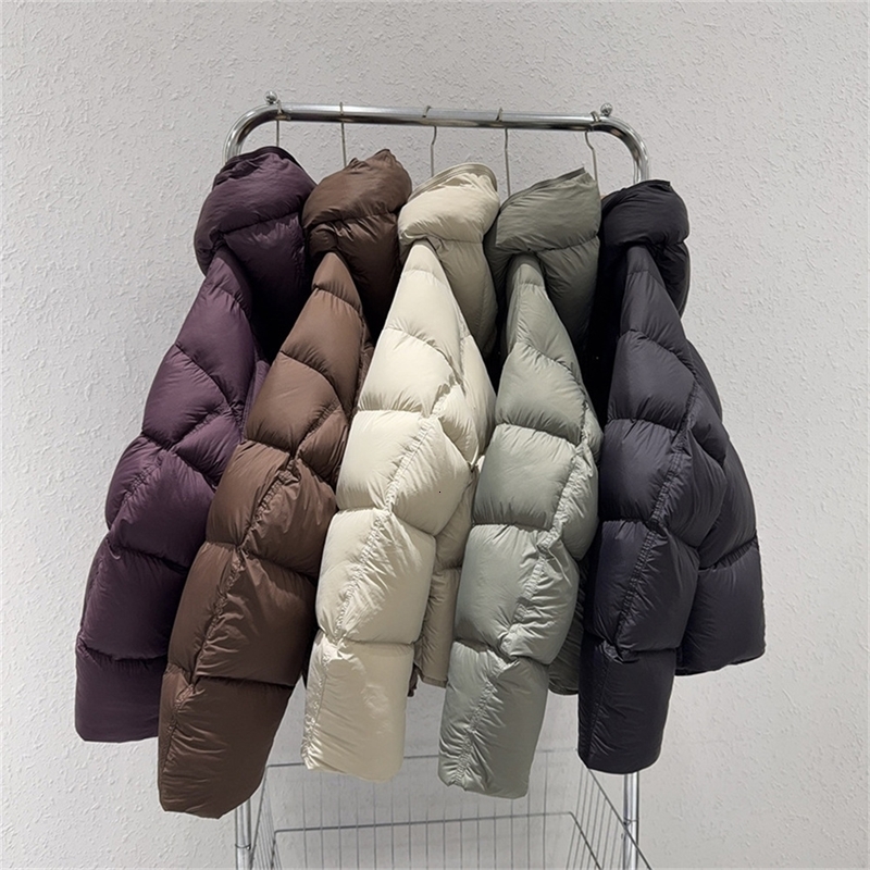 Down Jacket Women Parkas Winter Short Hooded Warm Cotton Padded Coat Female Fashion Outerwear Korean Thick Overcoat Top 251029