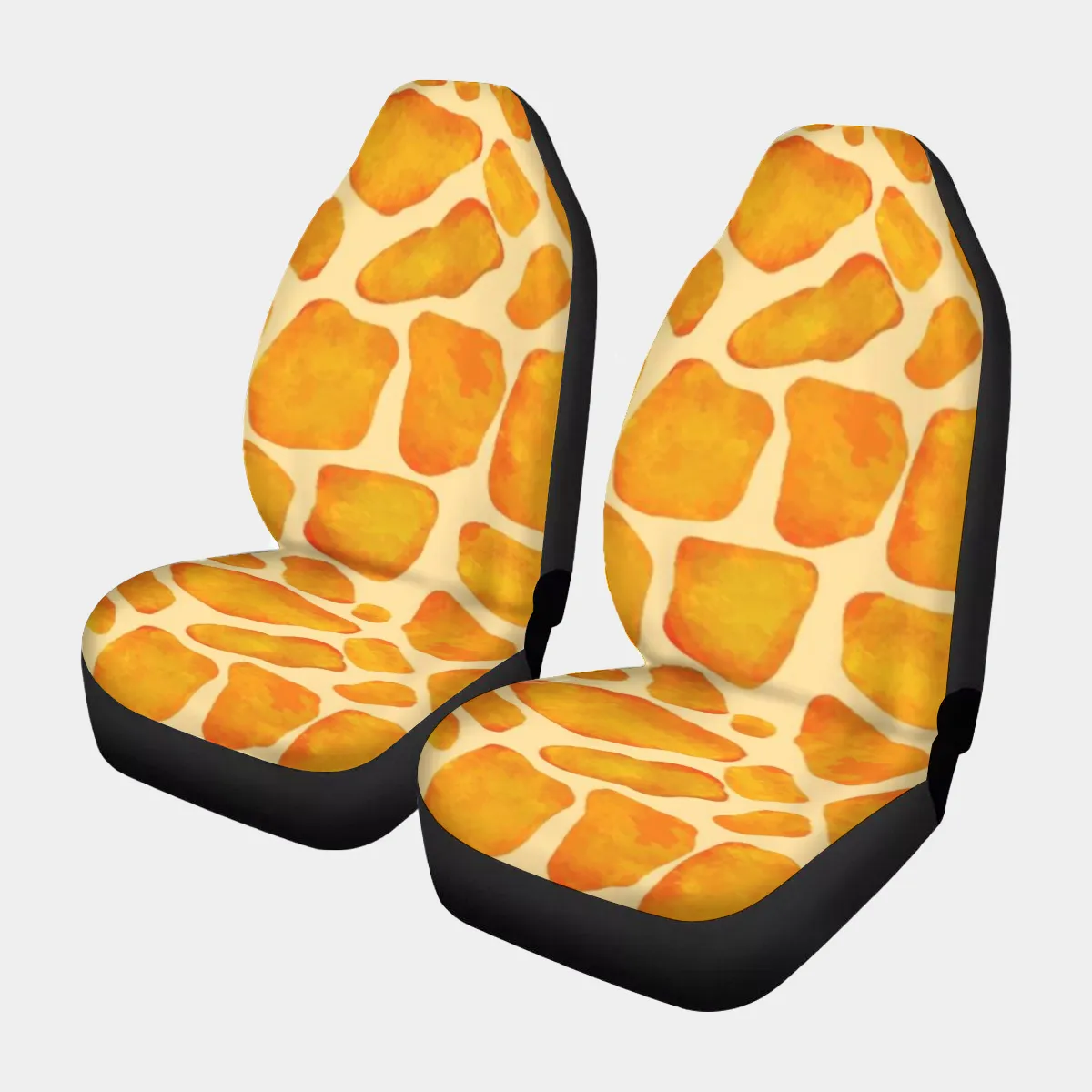 Universal Car Seat Covers, 130x53cm Polyester Seat Protectors, Comfortable & Durable Pair of Customizable Auto Seat Covers