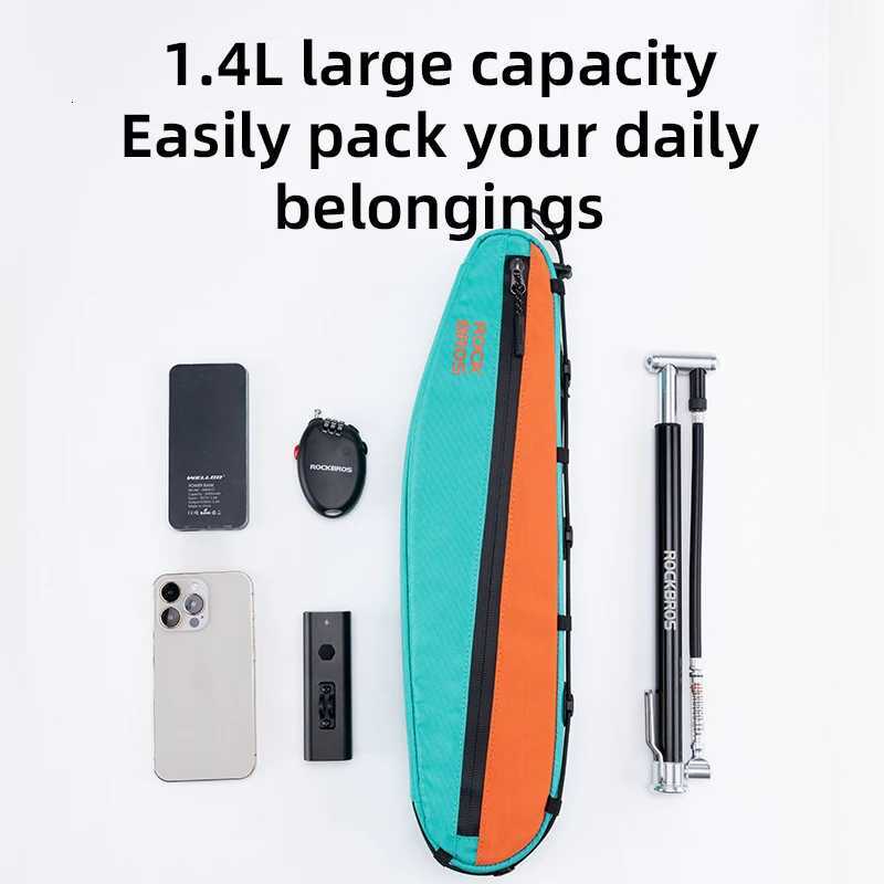 ROCKBROS Bicycle Triangle Bag Cycling Frame Front Tube Bag Pannier Extended Large Capacity Dirtresistant Bike Accessories H251029