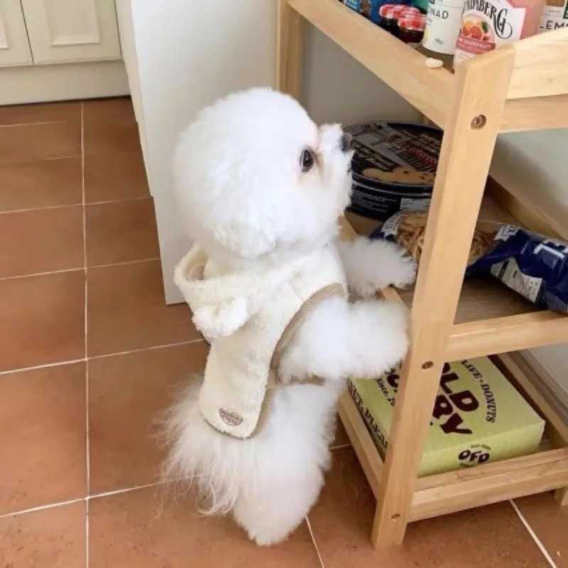 Cute Ins Warm Winter Pet Clothes Dog Cloak Shawl Mediumsized Dogs Coat Puppy ets Vest Teddy Thickened Cat Dog Clothes C251030