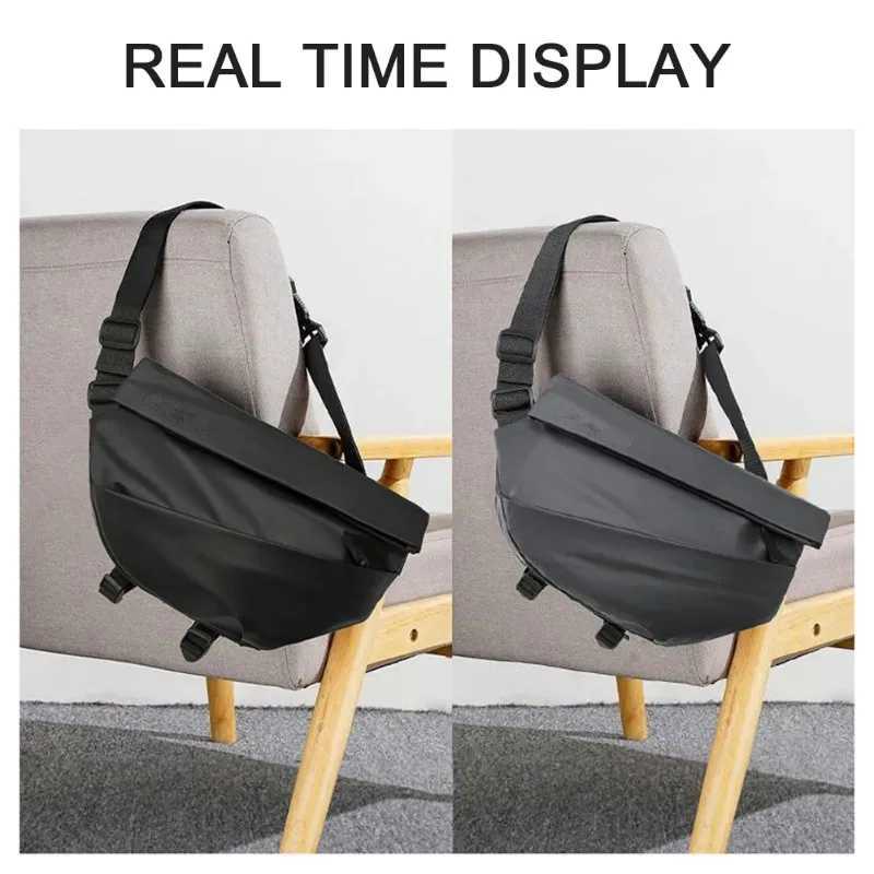 Multipurpose AntiTheft Crossbody Bags For Men Fashion Sling Chest Shoulder Bag Backpack for Travel Cycling Casual Daypack Work H251029