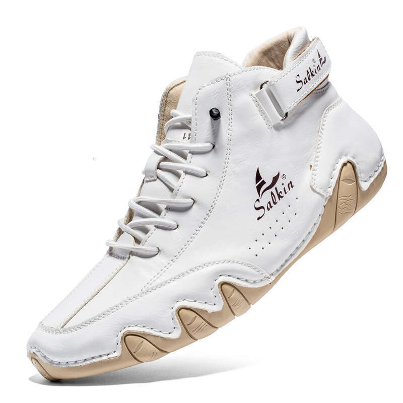 Octopus High-top Martin Autumn Winter Warm Men's Casual Ankle Boots American Sailboat Shoes