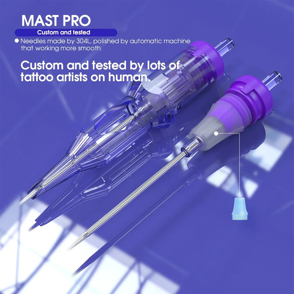 Mast Pro Tattoo Cartridge Needle 10pcsBox Diameter 030mm 3KF4KF Magnum Permanent Makeup Tattoo Cartridge Needles 251027