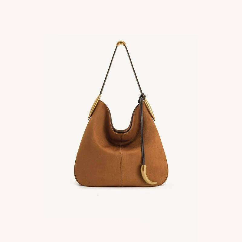 New autumn winter large-capacity tote bag, single-shoulder handbag, commuting and wandering bag