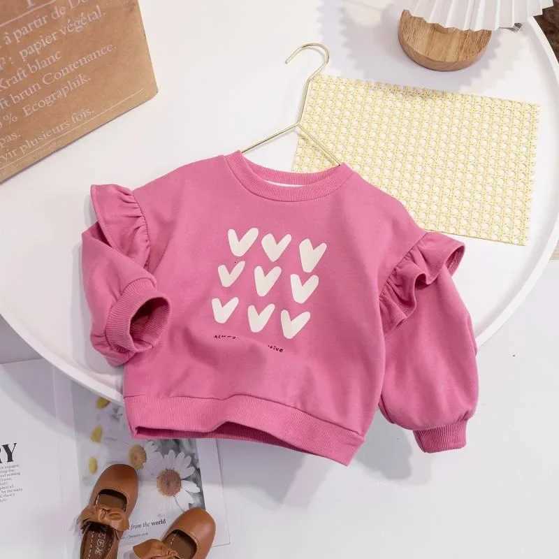 2025 Baby Girls Long Sleeve Tshirt Spring Casual Children Tops Printed Kids Loose Tshirt Autumn Girls Thin SweatshirtT251030
