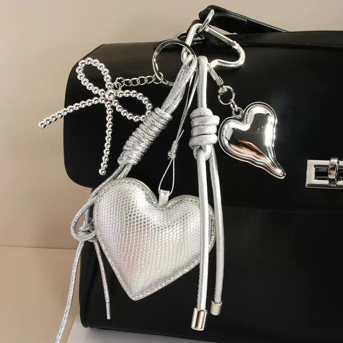 new product summer roast duck puppy Croissant Pendant love heart Backpack accessories Key Chain 251030
