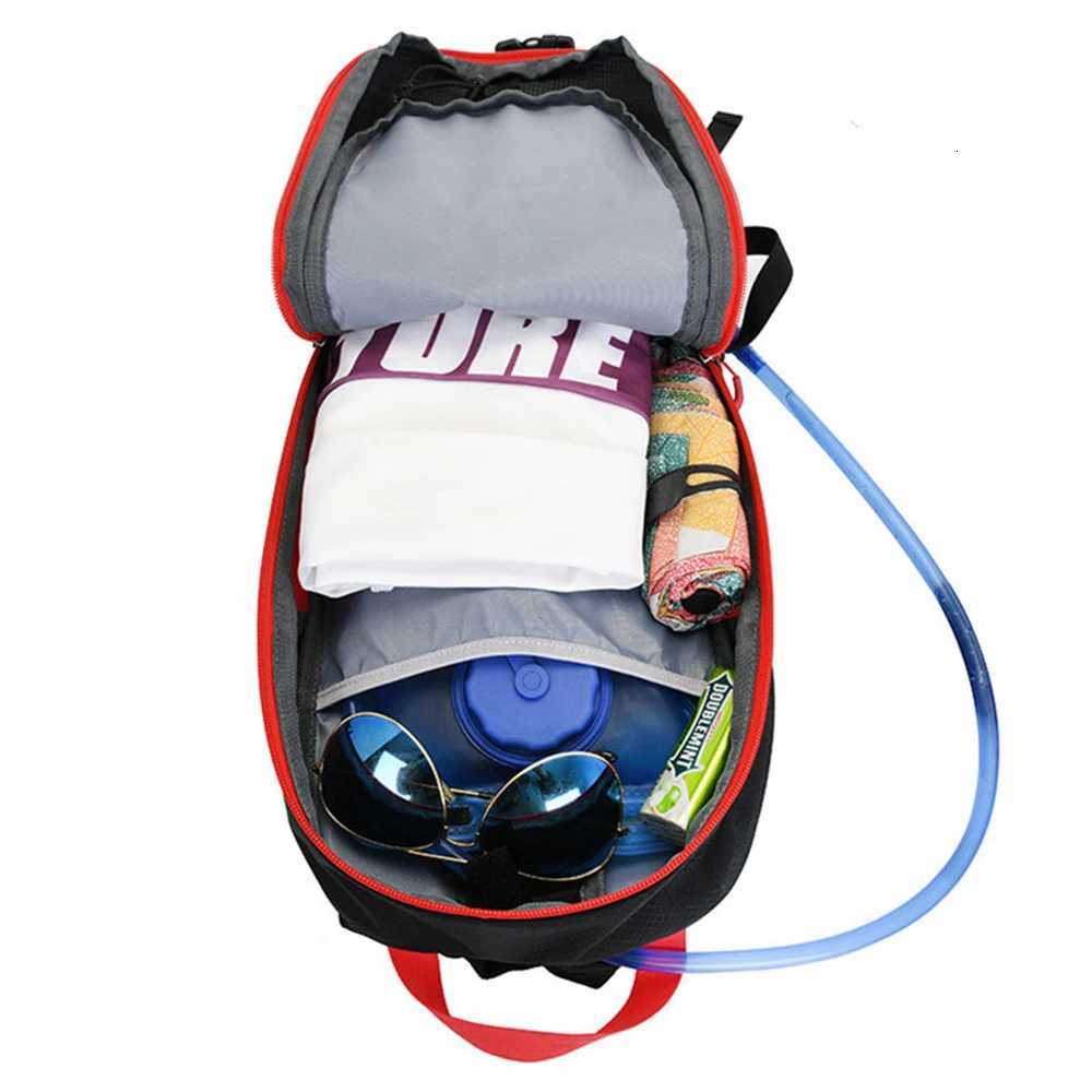 New 10L MTB Bike Backpack with Night Reflector Strips Helmet Strap Design Outdoor Sports Cycling Running Backpacks Water Bag H251029